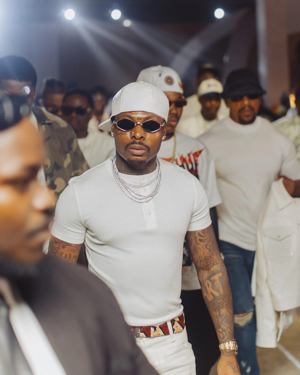 Moniepoint / MonieWorld: Asake among guests at the M$NEY launch, Legends Private Terminal, Lagos · April 30, 2026