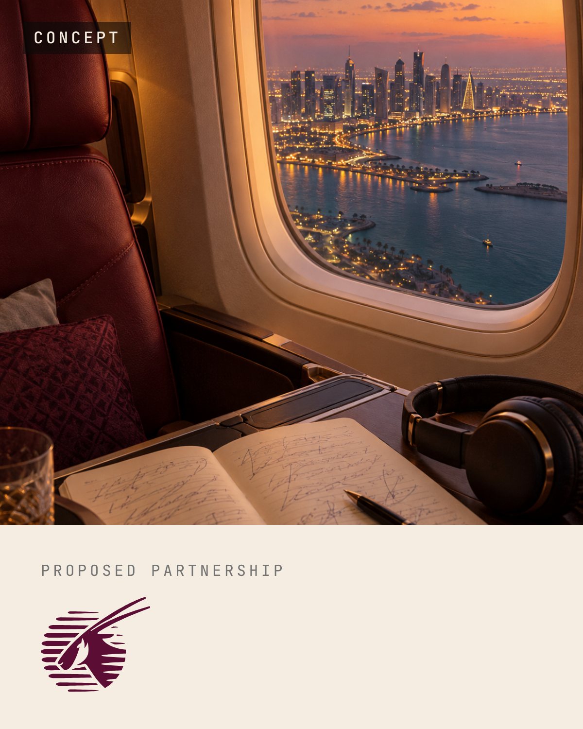 Qatar Airways: Concept artwork: Qatar Airways