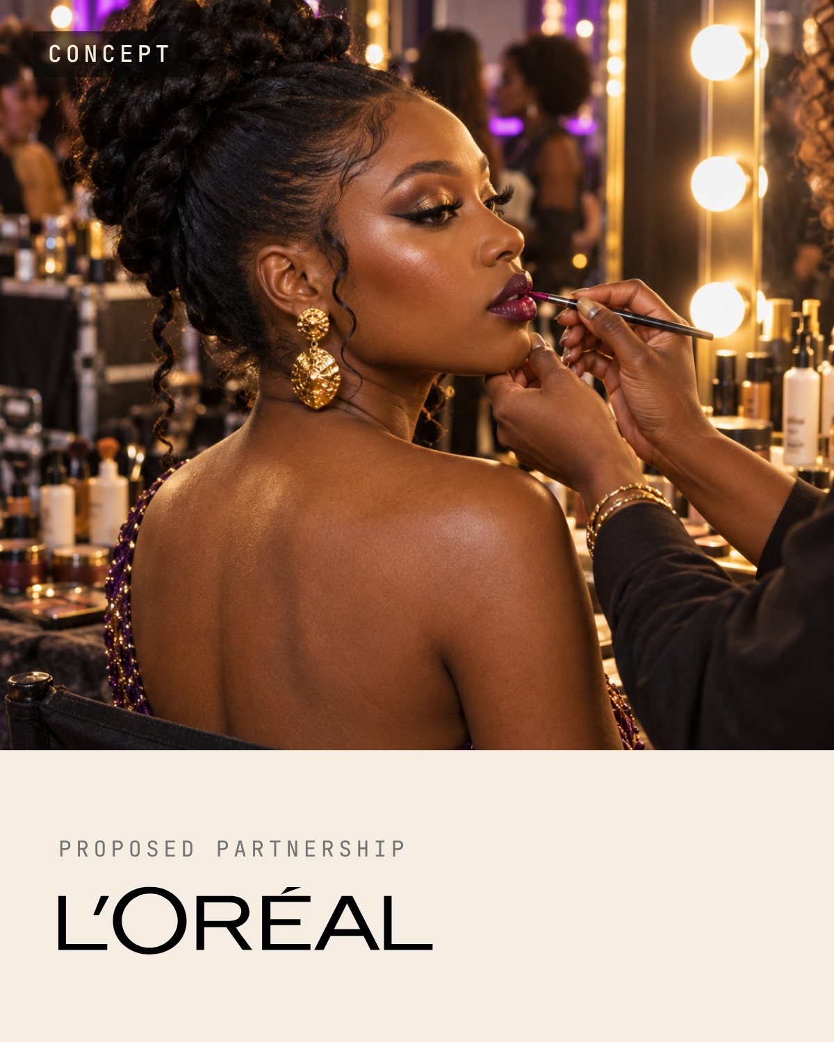 L'Oréal · Dark & Lovely: Concept artwork: Dark & Lovely